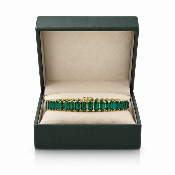 Emerald Tennis Bracelet