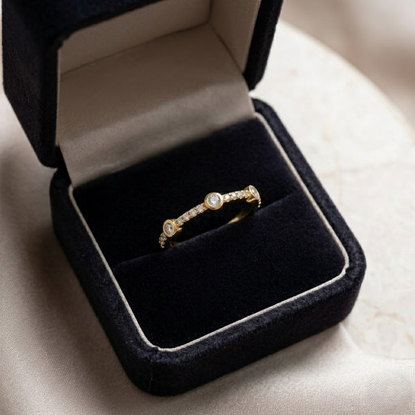 Zircon Stone Adjustable Ring