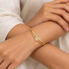 Double Chain Studded Diamond Bracelet