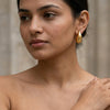 Gold Teardrop Earring