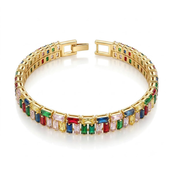 Baguette Starlight Multicolour Bracelet