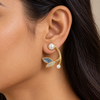 Dazzle Leaf Earrings