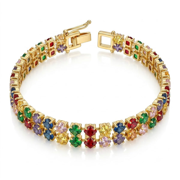 Multicolour Star Stone Bracelet