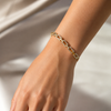 Studded Buckle Link Bracelet