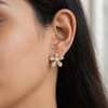 Crystal Sparkle Flower Earring