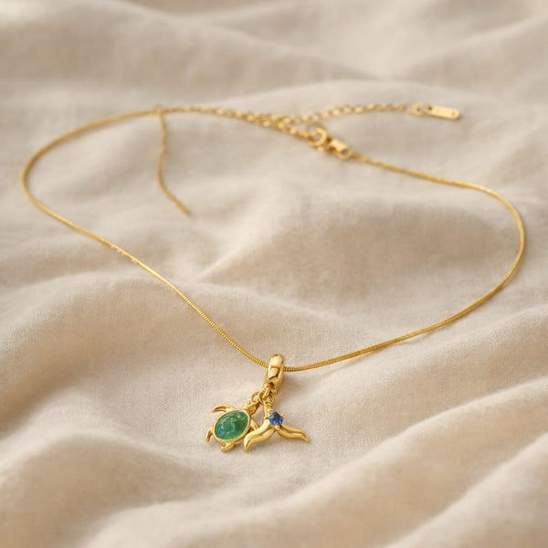 Turtle Fish Tail Necklace