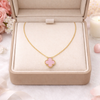Pink clover Nacklace