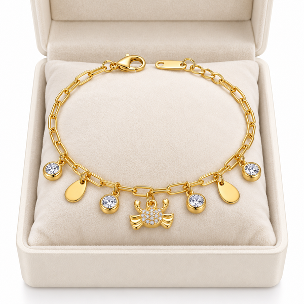 Pearl Crab Chimes Bracelet