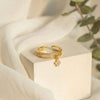 Clover Charm Ring