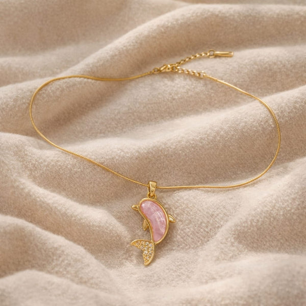 Pink Crystal Dolphin