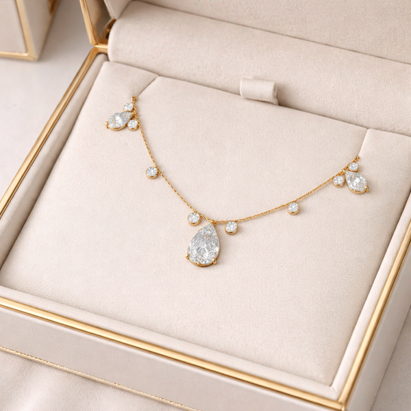 Teardrop Crystal Necklace