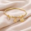 Sea charms bracelet
