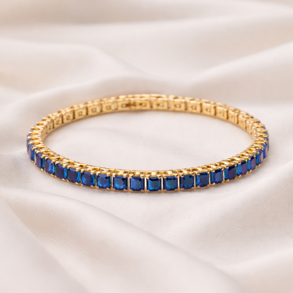 Deep Blue Tennis Nene Bracelet