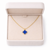 Blue cleef Neckalce