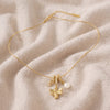 Bee pearl Charm Necklace