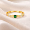 Emerald Crown Slimline Bracelet