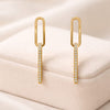 Studded Link Earrings