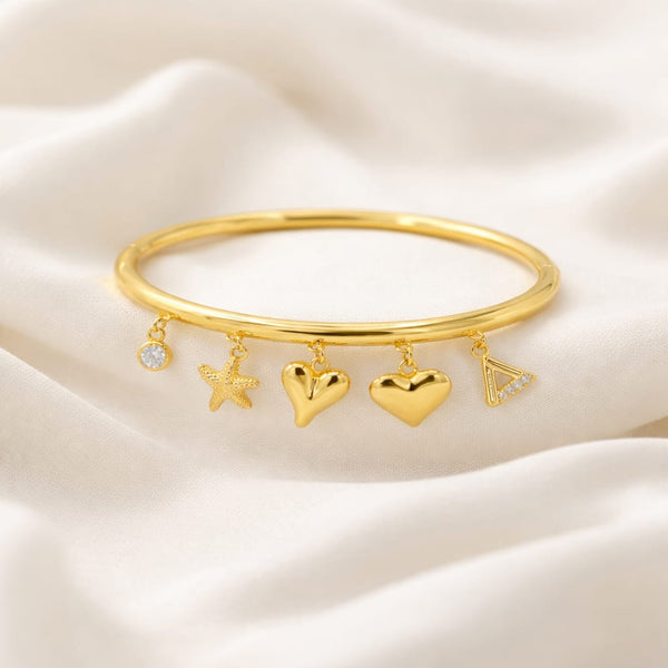 Multi Dangling Charm Bracelet