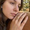 Twig flower Ring