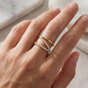 Minimal V Studed Ring