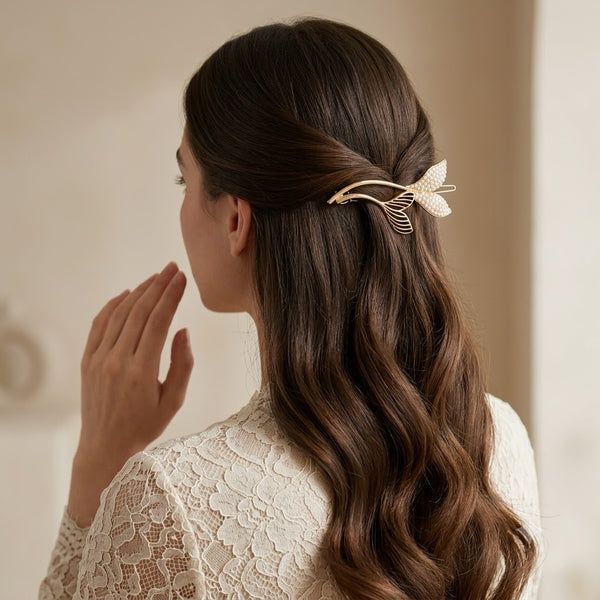 Mermaid Fishtail Hair Clip hair barrette for women by Fix My Hairs