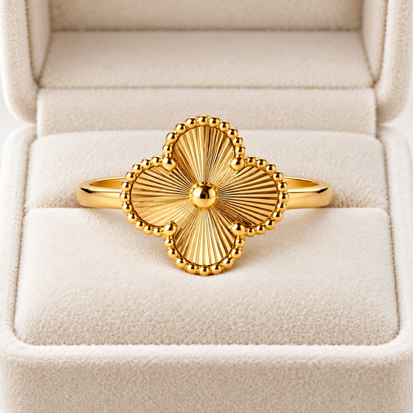 Gold Clover Ring