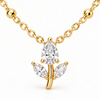 Mini Crystal Tulip Necklace