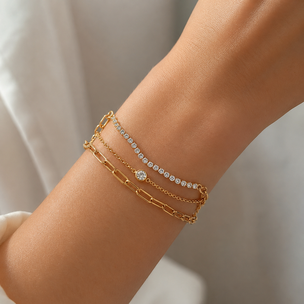 Linked Layer Bracelet
