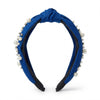 Pearl Studded Knotted Headband jewellery worn on model – styled for women