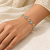 Sea Blue Tulip Bracelet