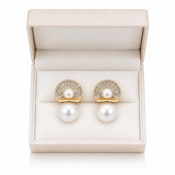 Perky Pearl Minimal Earrings