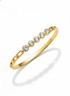 Golden Stream Bangle Bracelet