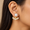 Pearl Arc Earrings