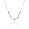 Stone Stud Pink Necklace