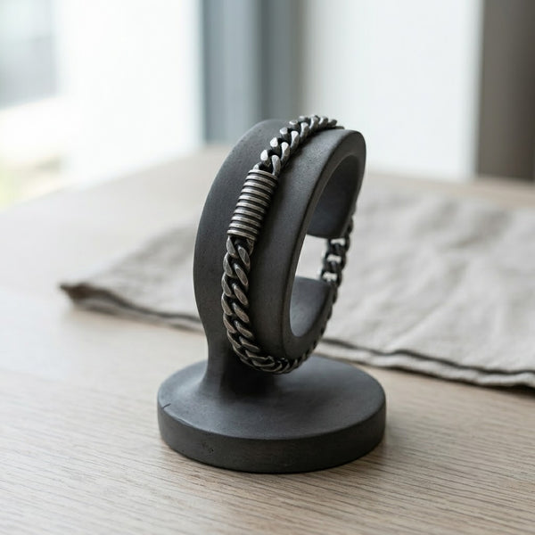Noir Glow Chain Men’s Bracelet