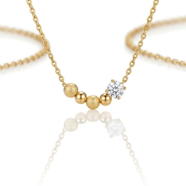 Bead Diamond Necklace