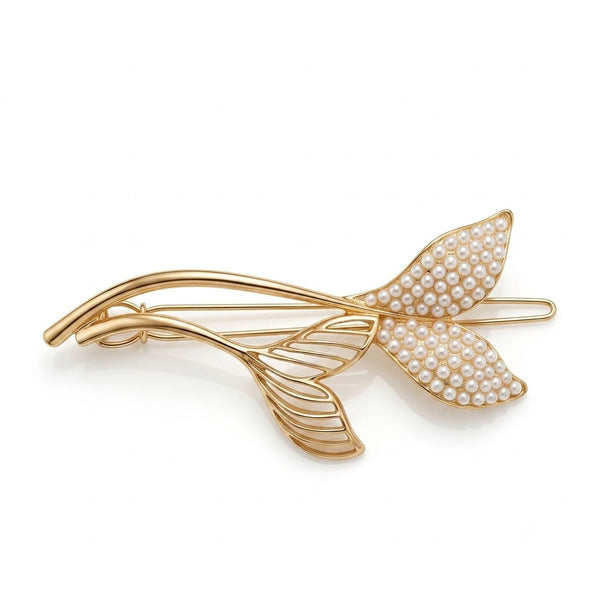 Close-up detail of the Mermaid Fishtail Hair Clip hair barrette