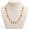 Multicolour Rectangle Chimes Necklace