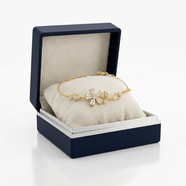 Crystal Fairy Flower Bracelet