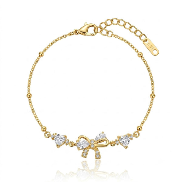 Crystal Bow Fairy Bracelet