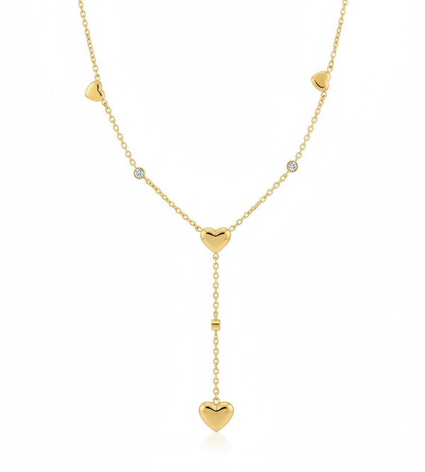 Heartstring Gold Necklace