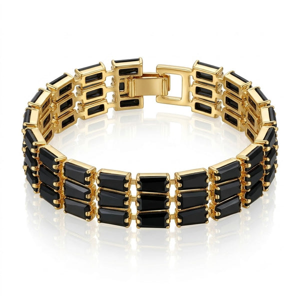 Midnight Starlight Crystal Bracelet