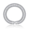 Lumière Baguette Tennis Bracelet Silver