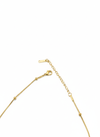 Dangle Motif Emerald Necklace