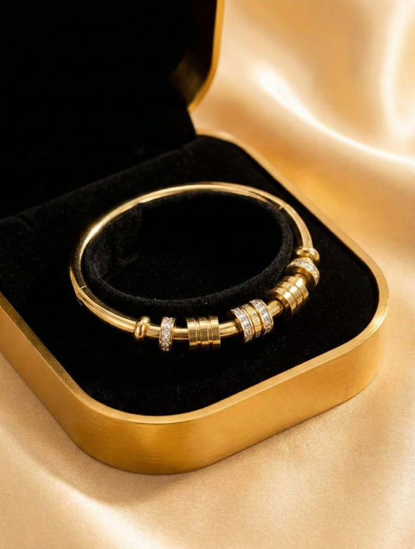 Orlena Studded Disc Bracelet