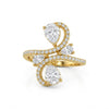 Heart Curl Statement Ring