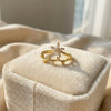Twig flower Ring