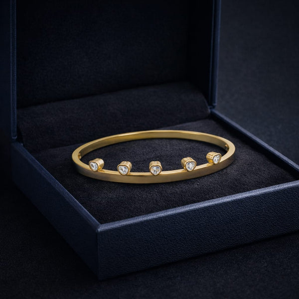 Solid Heart Tassel Bracelet