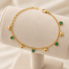 Emerald Heart Bracelet