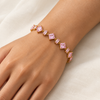 Blush Pink Crystal Bracelet- DR